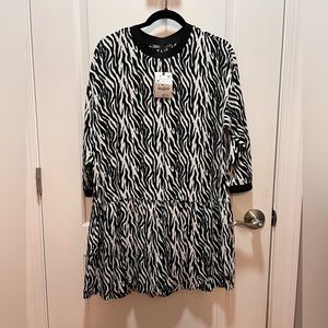 Zara Zebra Print Dress